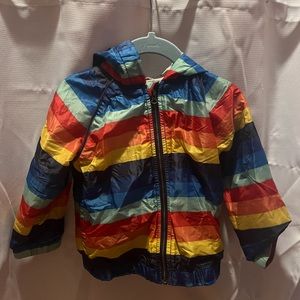 Adorable rainbow spring jacket from Gymboree. 2T
